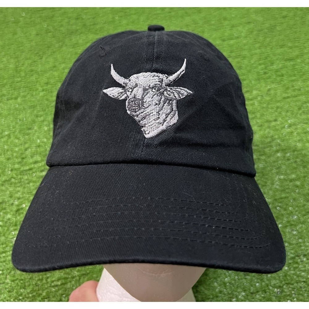Zach Bryan Concert Hat 2023 Tour Bull Cap Black Embroidered Adjustable Dad Hat